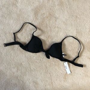 J Crew, knot front, bikini top